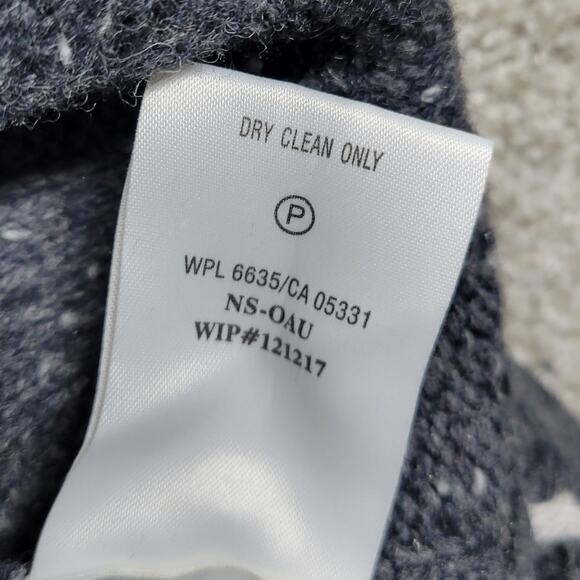 Woolrich Ribbed Onyx Heather Sweater Womens 2XL Gray Wool Blend 1/4 Zip Pullover - Picture 5 of 16